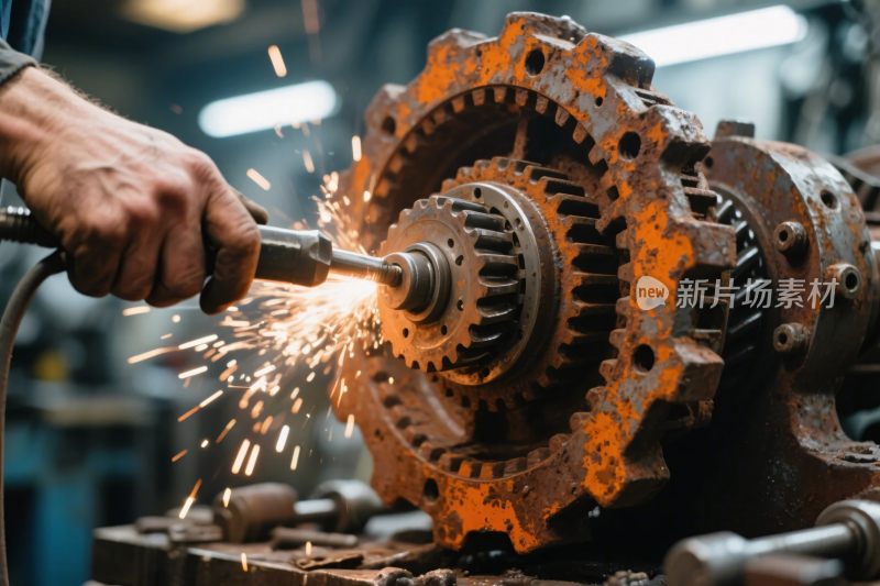 机械维修工业操作场景