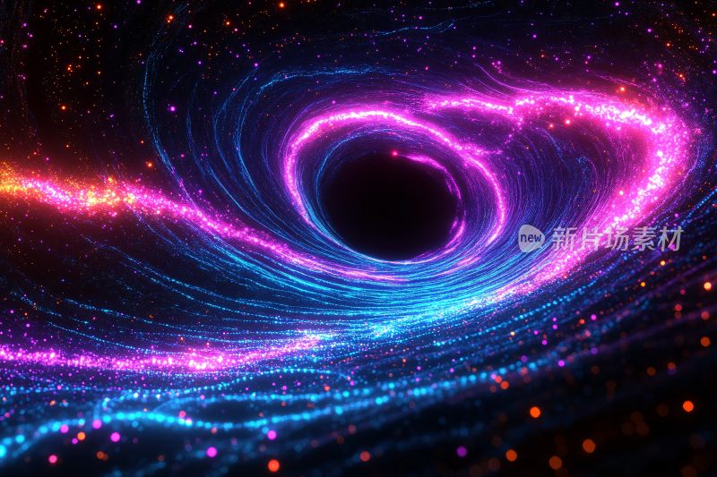 绚丽梦幻的宇宙黑洞景象