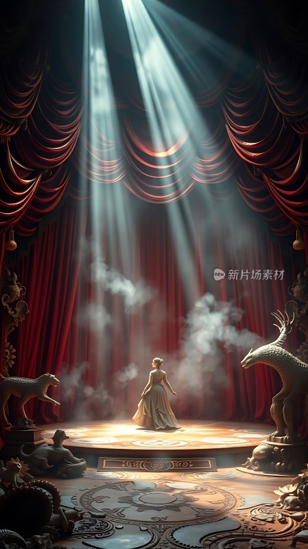 舞台上的华丽表演