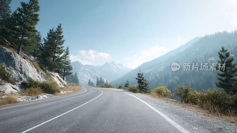 山间公路风景