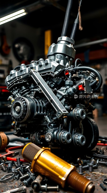 机械之心探索发动机的复杂之美