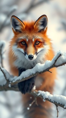 雪地红狐 雪地红狐