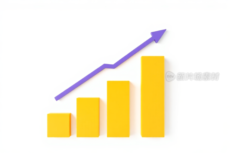 带有箭头的条形图高清图片