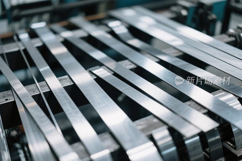 工业金属板材排列场景