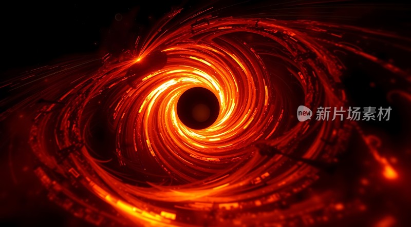 红色漩涡