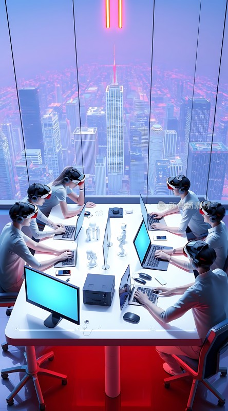 虚拟现实团队协作会议
