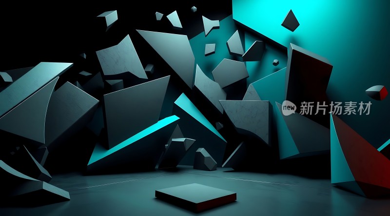 新片场素材几何世界