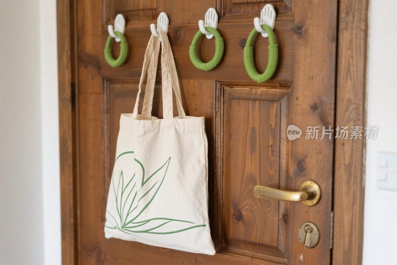 木门绿环手提袋