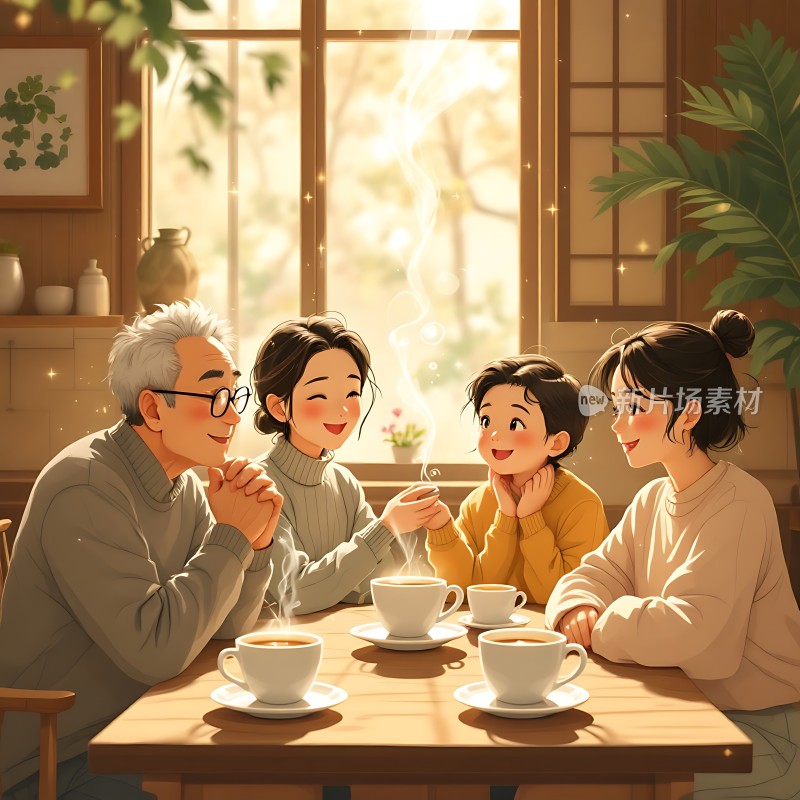 温馨家庭时刻共享美好时光