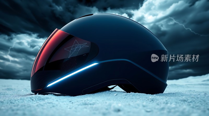 未来主义头盔科技感十足