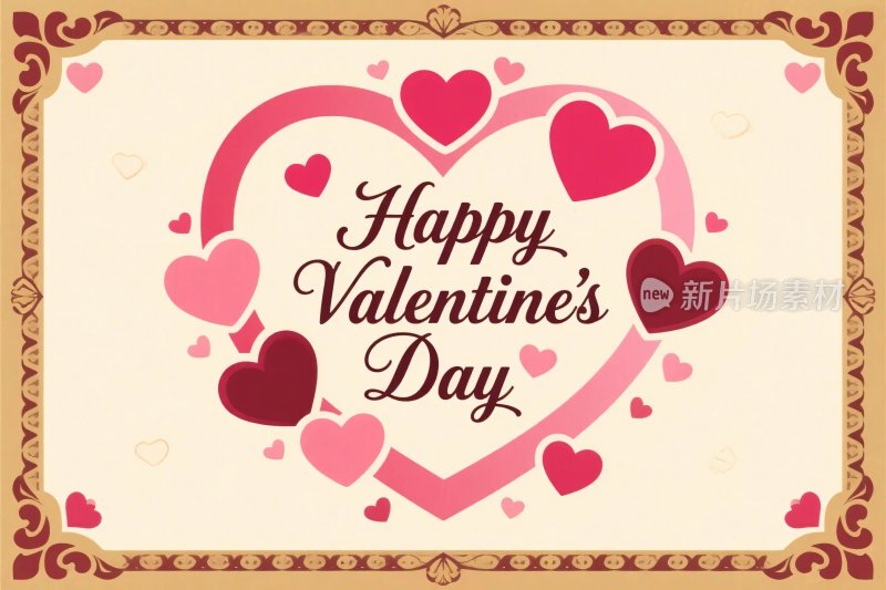 情人节爱心插画