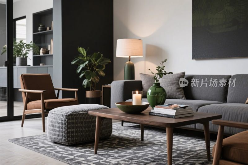 现代简约客厅布置