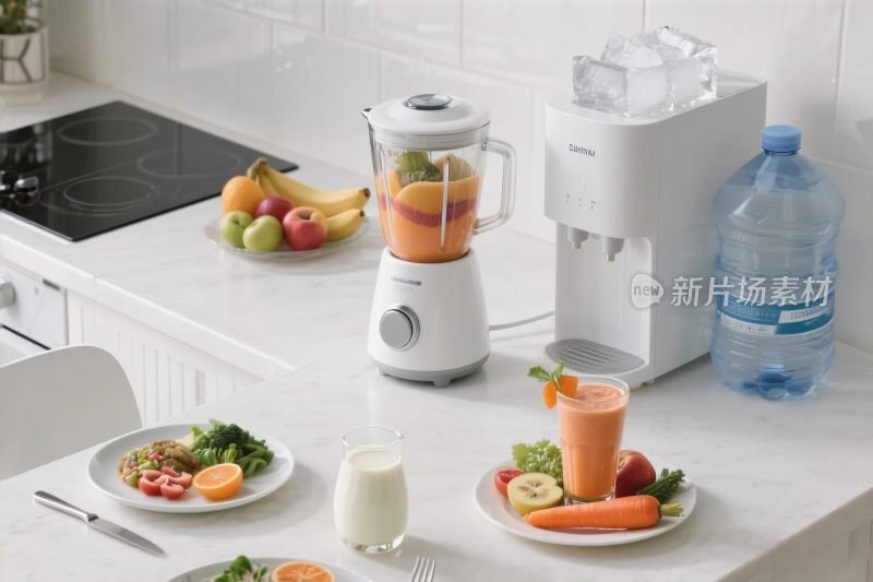 厨房健康饮品展示