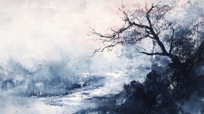 泼墨重彩风景画 泼墨重彩风景画