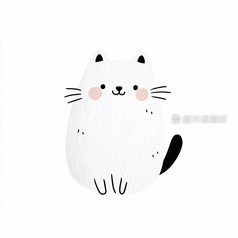 可爱卡通猫咪插画