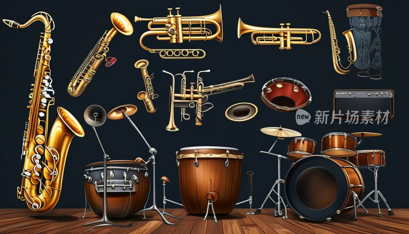 爵士乐器组合