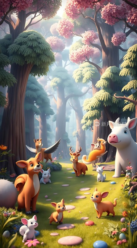 森林里的动物们