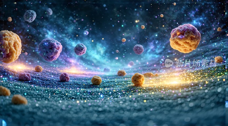 宇宙奇观星云与行星的奇幻之旅