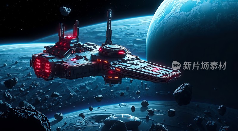 星际飞船探索未知宇宙