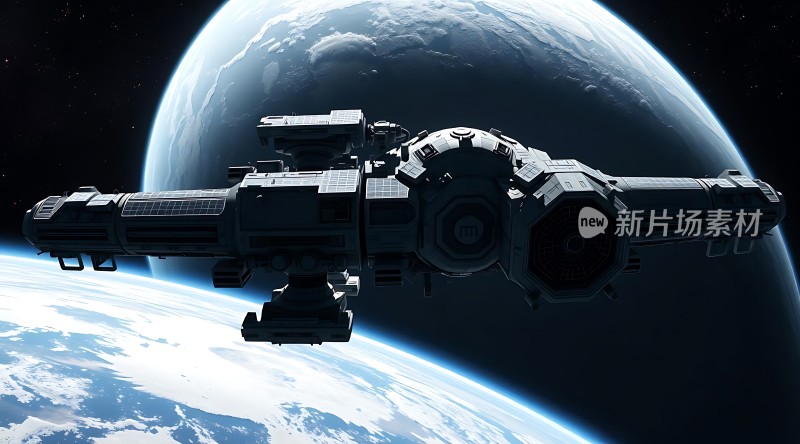 星际飞船遨游宇宙