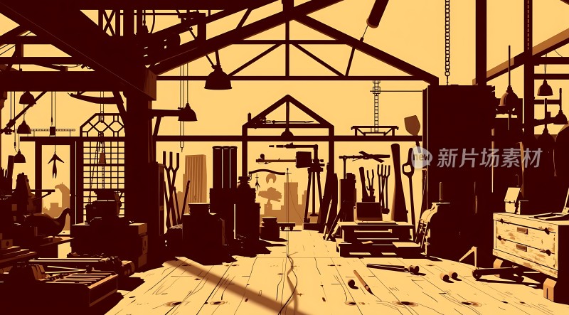 废弃车间里的旧时光