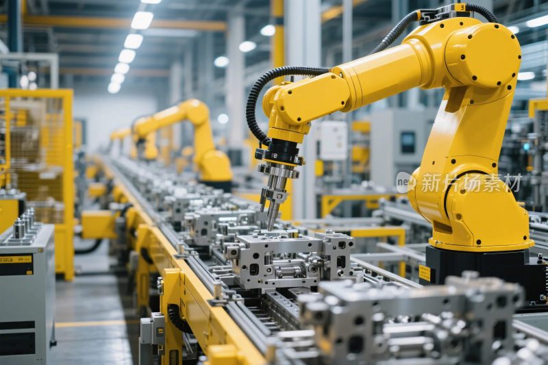 工业机械臂自动化生产线