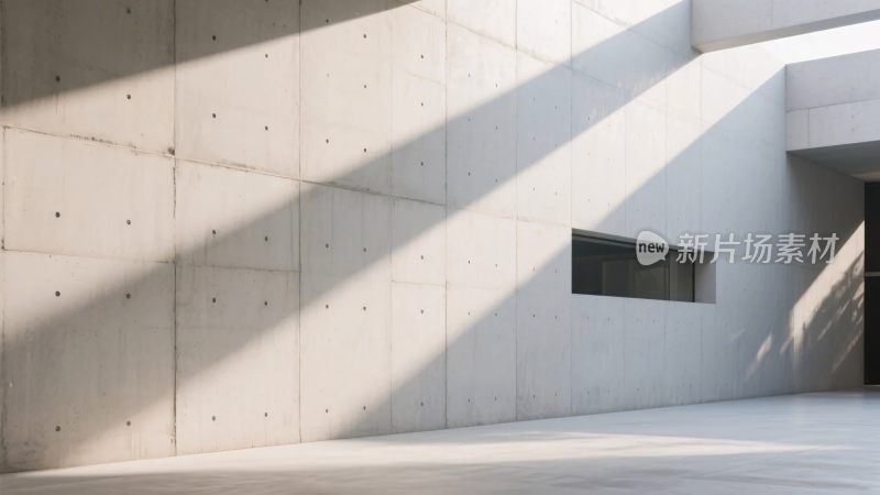 现代建筑光影场景