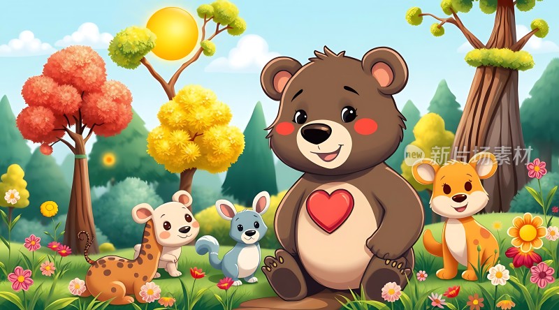 森林里的友谊时光