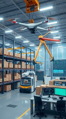 智能物流中心无人机与机器人协同作业 智能物流中心无人机与机器人协同作业