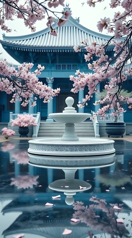 春意盎然古建筑