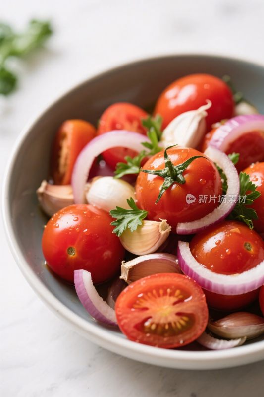 新鲜蔬菜食材展示