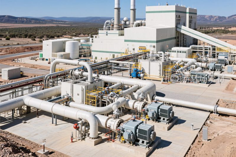 工业设施管道群