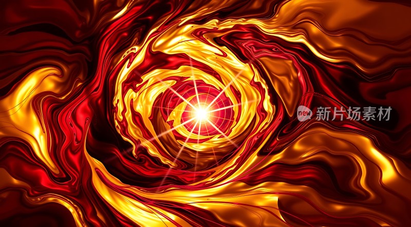 红色漩涡