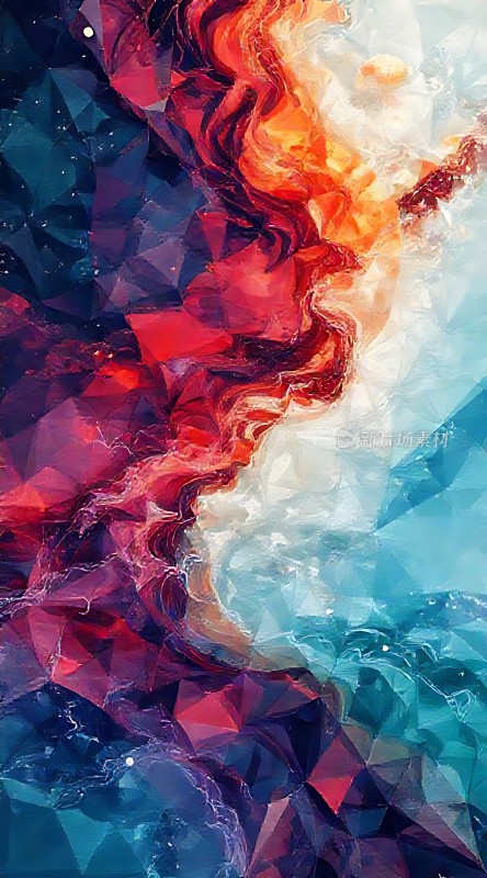 色彩交织的艺术世界