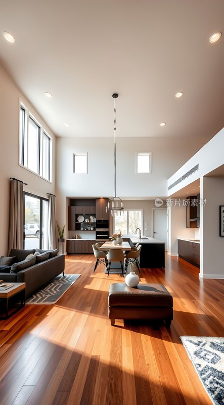 现代家居设计宽敞明亮的空间布局