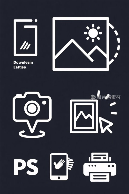 摄影相关图标集合