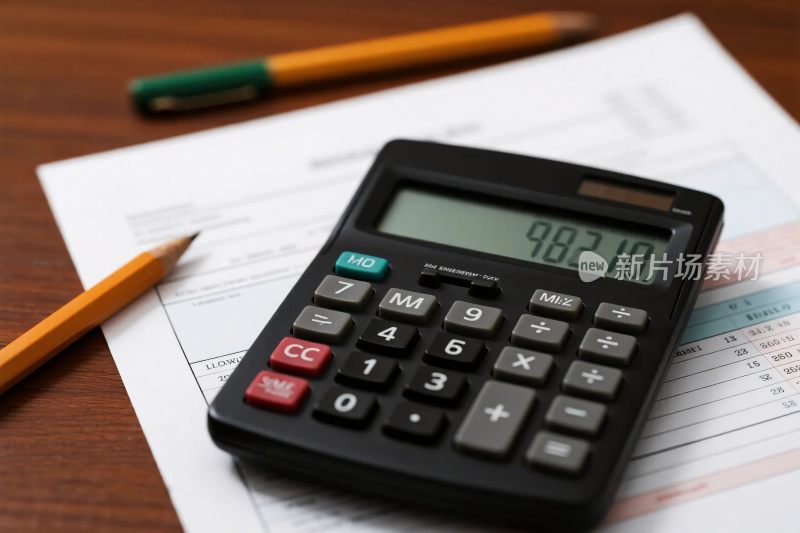 办公计算器场景图