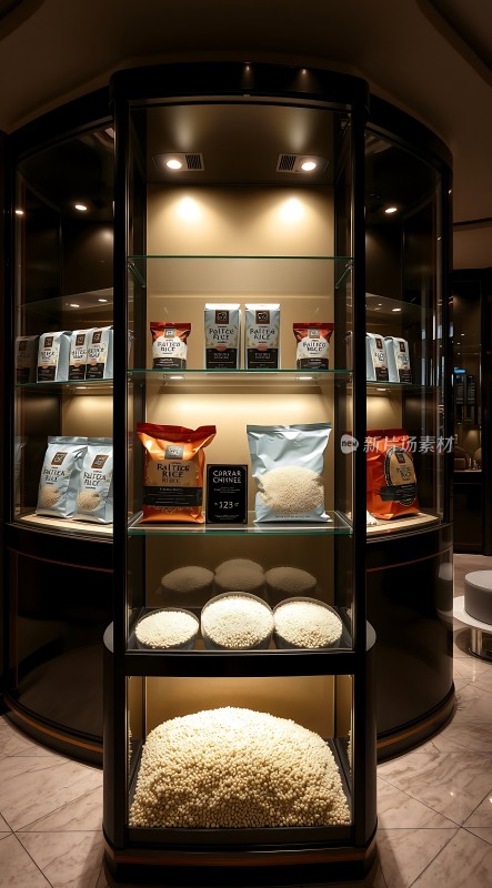 精选谷物展示柜