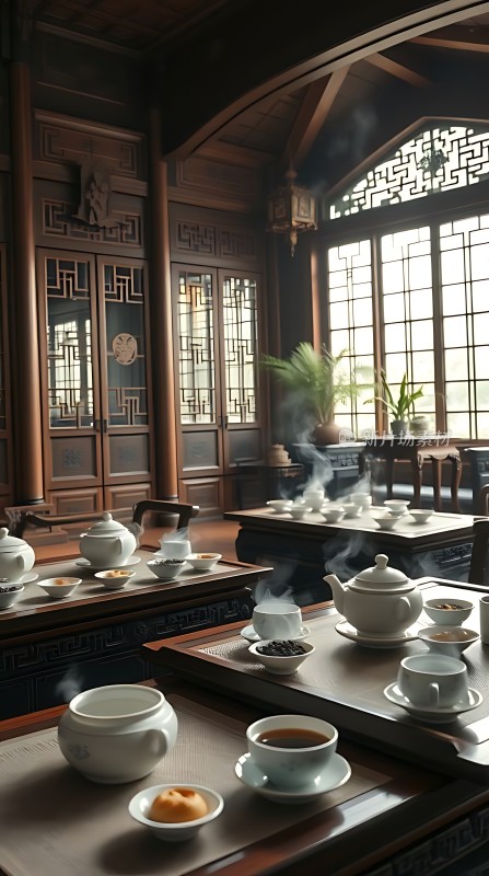 古风茶室雅集