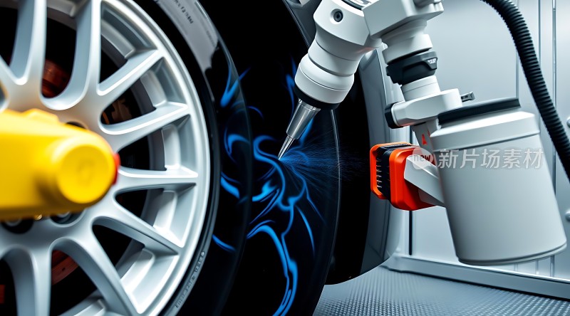 机器人喷涂轮胎轮毂