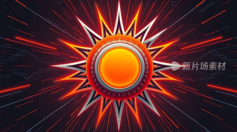 太阳核心能量爆发