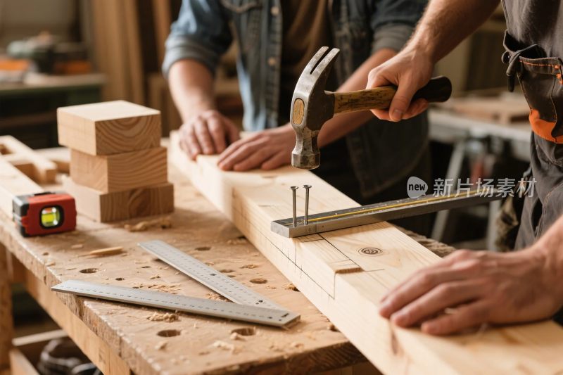 木工操作工具工作场景