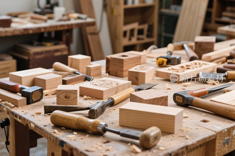 木工工作台与工具