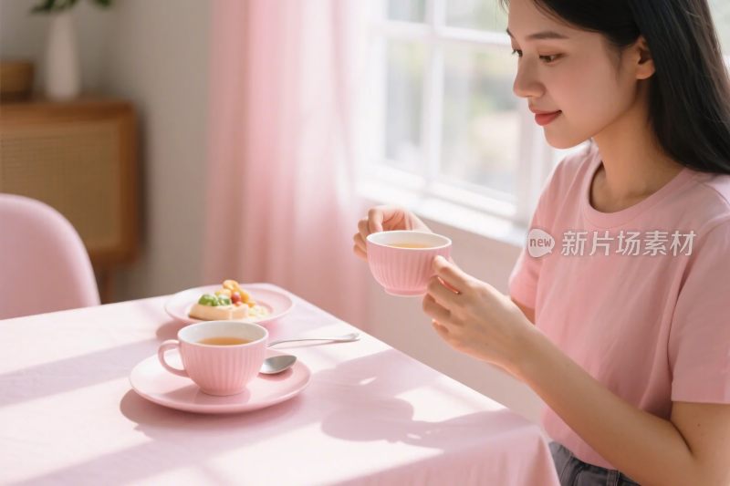 温馨室内饮品场景