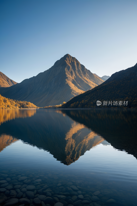 晴朗的蓝天高清风景摄影图片