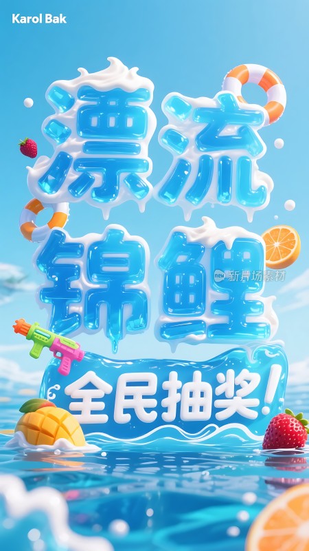 漂流锦鲤全民抽奖！