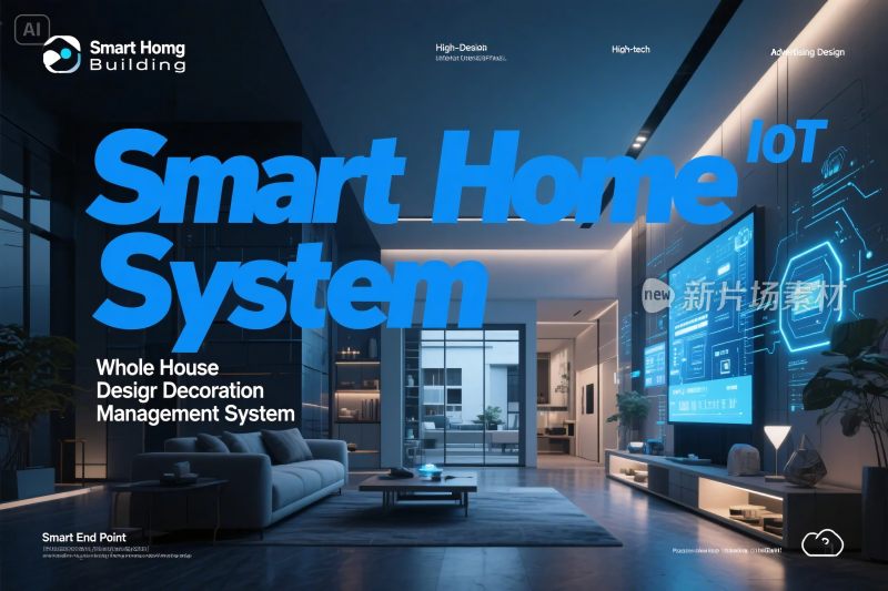智能家居系统宣传图