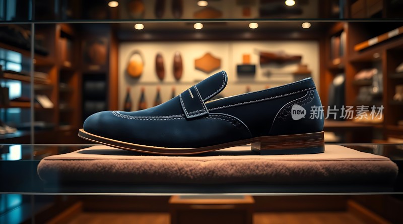 新片场素材 精致皮鞋展示