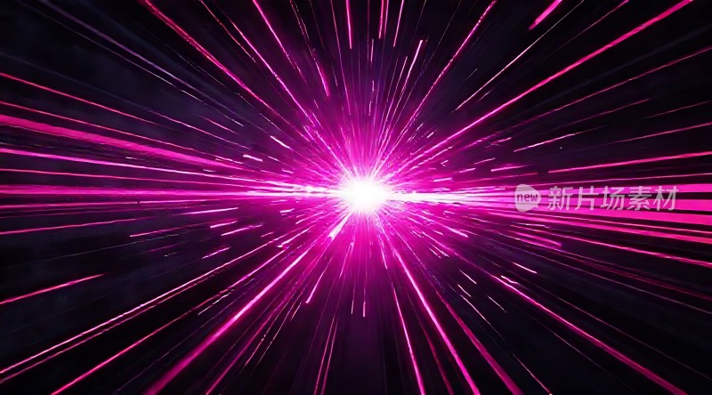 紫色光束爆炸效果
