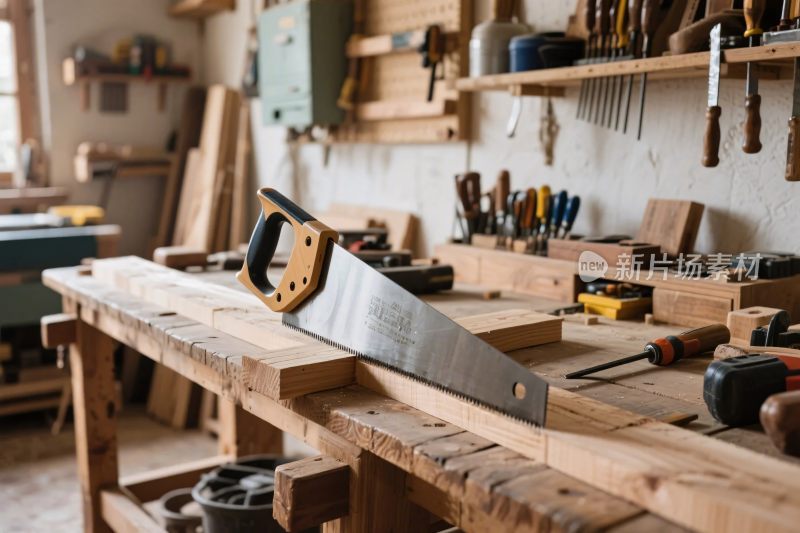 木工工作室工具场景